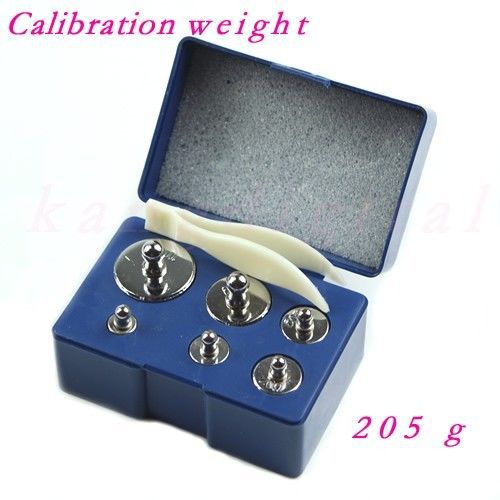 6Pcs 100g 50g 20g 10g 5g Grams Precision Calibration Jewelry Scale Weight Set