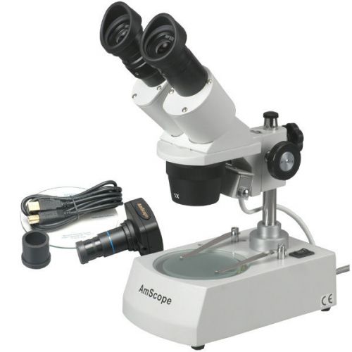 20X-40X-80X Forward Stereo Microscope + USB Digital Camera