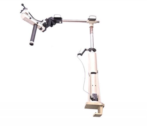 Optem hf-65 zoom nikon lab video microscope w/adjustable single arm boom stand for sale