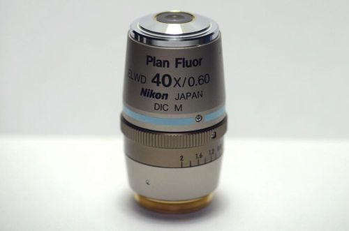 Nikon CFI Plan Fluor ELWD 40x/0.6 DIC  ?/0-2 Microscope Lens