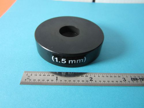 OPTICAL MICROSCOPE OLYMPUS JAPAN APERTURE 1.5 mm  LASER OPTICS BIN#B7-04