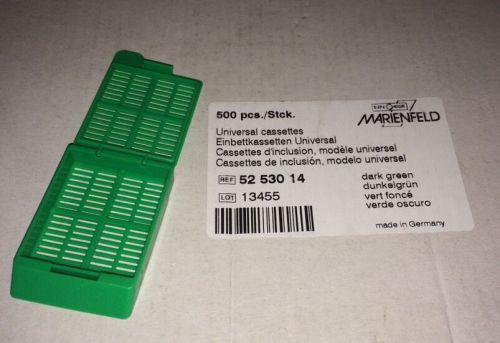 Embedding Tissue Path Microsette Biopsy Cassettes Dark Geen 500/box Cat# H113