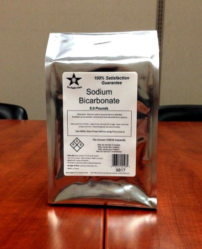 Sodium Bicarbonate (Baking Soda) 25 Lb Pack w/ Free Shipping!