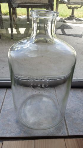 Vintage Pyrex 3.5 Gallon 17&#034; x 9&#034; Carboy Home Brewery/Wine Glass Jug  CLEAN