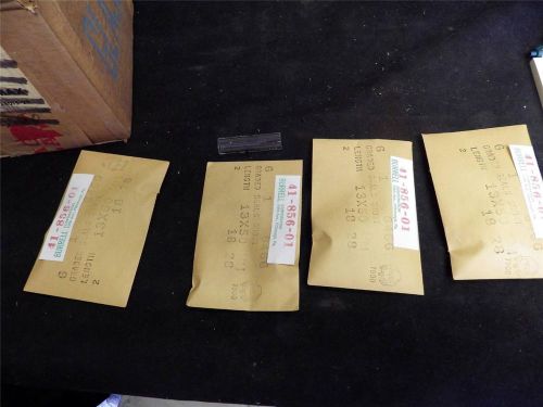 Lab NOS Laboratory Lot Of 4 Graded Seals Short 13x50 MM New In Envelopes Vycor