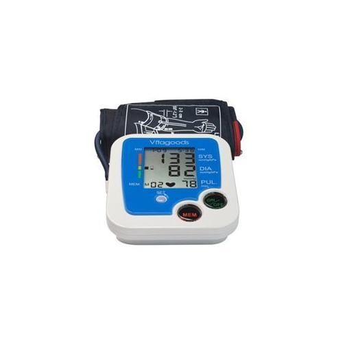 Vitagoods Digital Pulse Desktop Blood Pressure Monitor, White/Blue VGP-4115