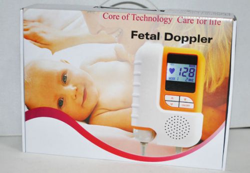 Fetal Doppler ,2MHz with LCD Display &amp; Rechargeable Batteries, Manual