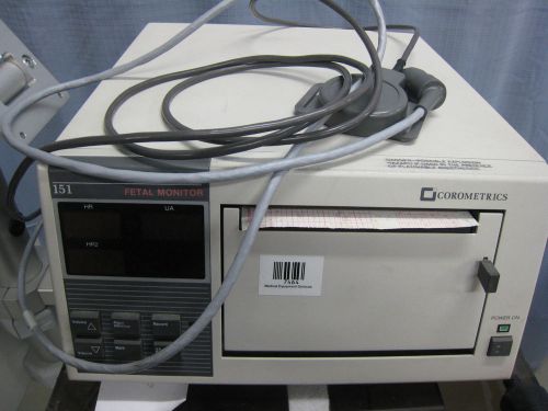 Corometrics 151 Fetal Monitor With 5700 Transducer