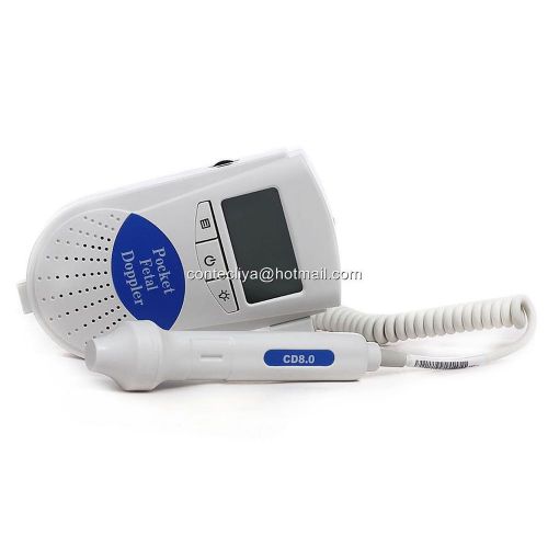 CE approved Vascular Fetal Doppler Monitor with 8MHZ Probe +Free Gel Sonoline B