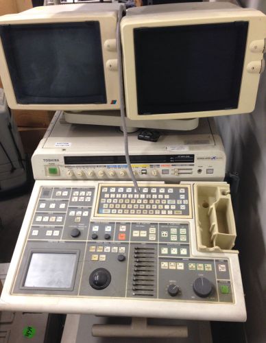 TOSHIBA SONOLAYER SSA-270A ULTRASOUND UNIT FOR PARTS AS IS