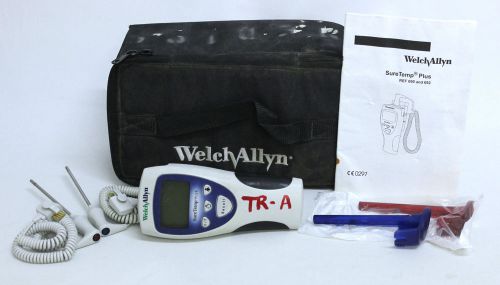 WELCH ALLYN SureTemp Plus 692 Digital Electronic Thermometer + 2 Probes &amp; Case