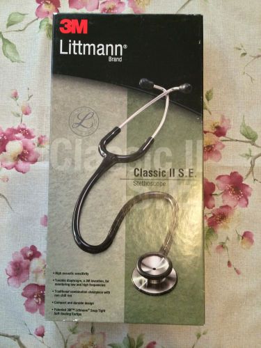 3M Littmann Vlassic II SE Stethoscope 2201 Black 28in