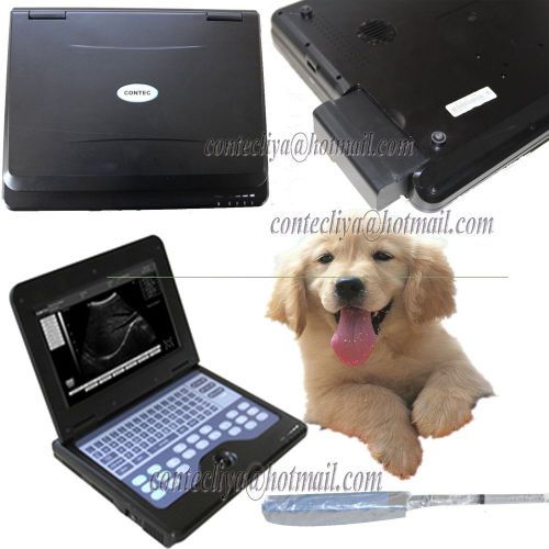 Veterinary notebook Ultrasound Machine+7.5mhz Rectal probe,10.1&#034; TFT LCD display