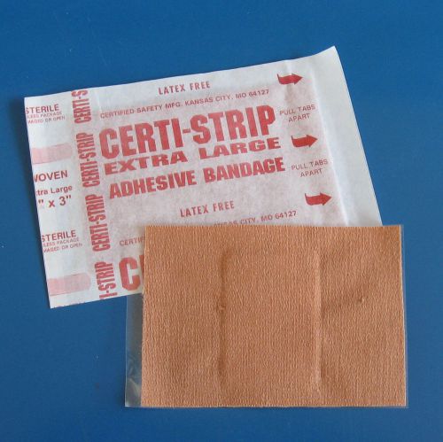 Certi-Stic Extra Large Woven Cloth Bandages Latex Free 2&#034;X3&#034;-10PCS