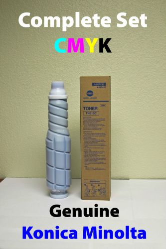 Complete Set CMYK TN610 Toner for Konica Minolta Bizhub PRO C5500, C6500, C6500p