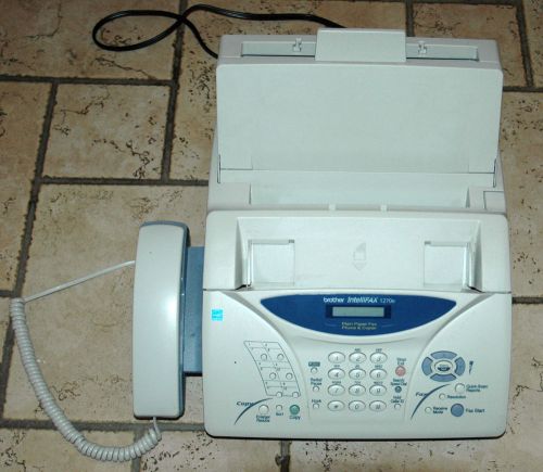 Brother Intellifax 1270e Plain Paper Fax Phone &amp; Copier with Toner Cartridge