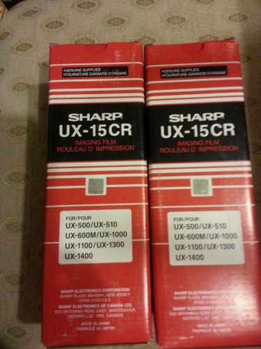 2 Sharp Imaging Film #UX-15CR Thermal Paper UX-500/510//600M/1000/1100/1300/1400