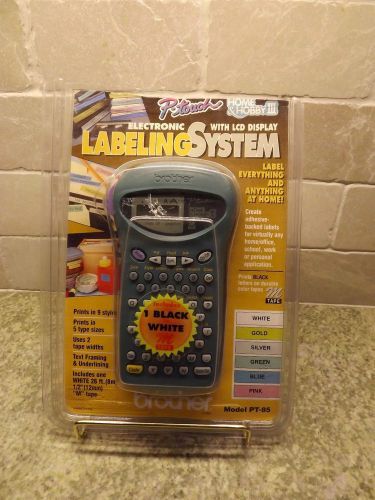 Brother P Touch PT 85 Home &amp; Hobby III M Tape Label Maker Labeler L/N