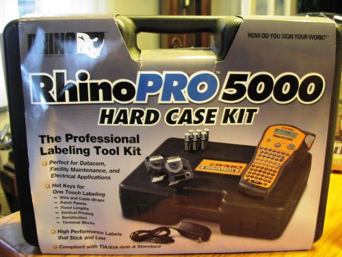 Dymo rhino industrial  label maker kit, nib, bundle,  deal, l@@k,!!!!!!!!!!!! for sale