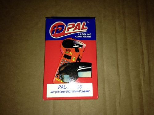 Brady pal-750-423 b423 3/4&#034; white polyester label cartridge for idpal 21ft for sale