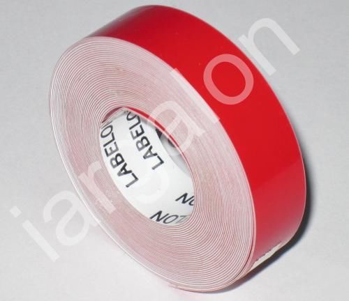 LABELON Embossing Tape Glossy Red 1/2&#034; x 12 Ft NEW Label Labeling