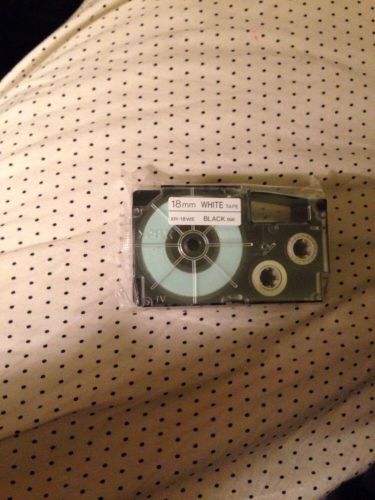 Casio Tape Cartridge 18mm White Tape