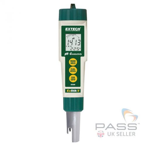 Extech ec500 waterproof  ii ph/conductivity meter for sale