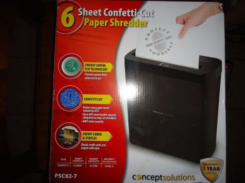 Concept Solutions Paper Shredder PSC62-7