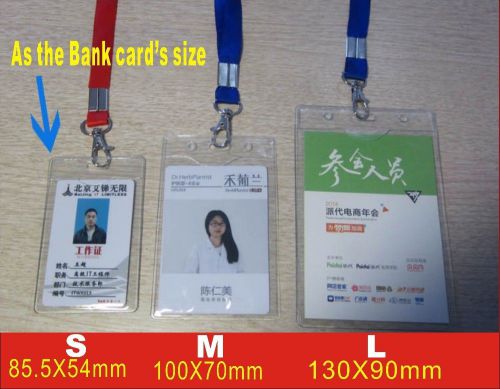 Custom Company / Employee ID Badge Card PVC cards 85.5X54mm small size