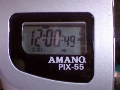 Amano Pix-55 Timeclock (with keys!)