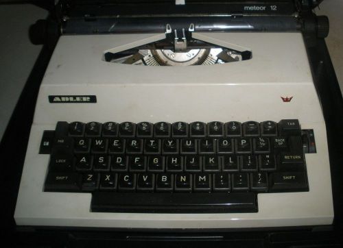Adler Meteor 12 Electric Typewriter with Case