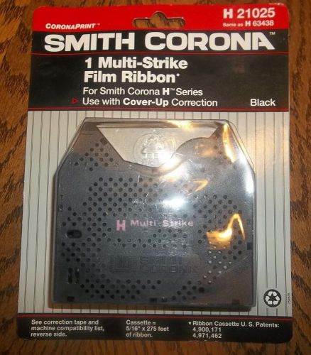 Smith Corona Multi Strike Film Ribbon H 21025 New  Same as H 63438 Black