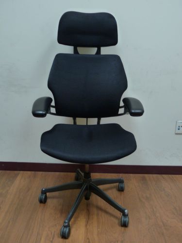 Humanscale &#034;freedom&#034;office chair high back w/headrest #10589 for sale