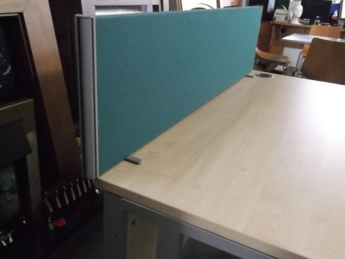 green Fabric Office Desk Top Screens/Partitions/divides
