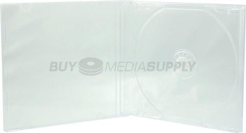 10.4mm standard clear 1 disc cd jewel case - 400 pack for sale