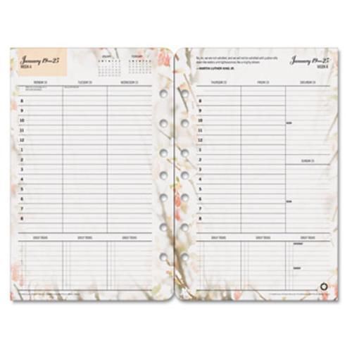 Franklin Covey Blooms Planner Refill - Daily, Weekly - 5.50&#034; X 8.50&#034; - (3544815)