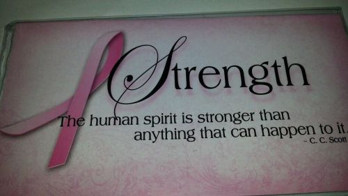 Strength Pink Ribbon 2015 - 2016 pocket calendar