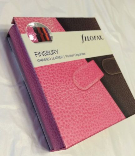 Pocket Pink Finsbury Filofax