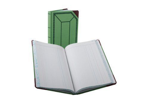 ESSELTE PENDAFLEX CORP. 6718300J Record/account Book, Journal Rule, Green/red,