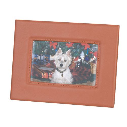 Royce leather deluxe photo frame - tan for sale