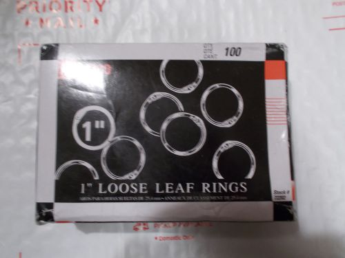 ACCO 1&#034; LOOSE LEAF  RINGS/72202/Qty 100 LOWER PRICE
