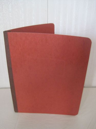 1 Oxford Report Binder Folder 12734 Red Cover 8 1/2&#034; x 11&#034; Fastener 2 Piece