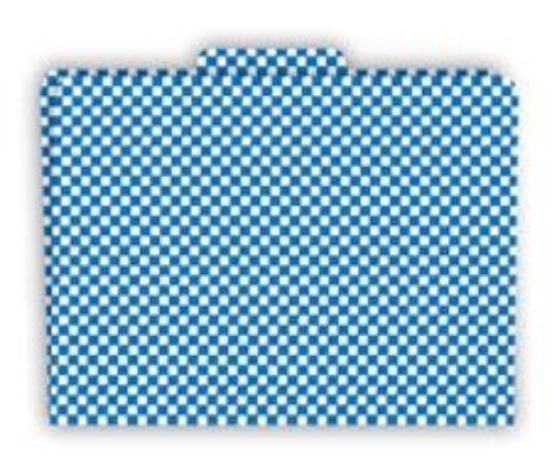 Barker creek blue check file folders for sale