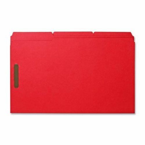 Sparco Fastener Folders,w/ 2-Ply Tab,1/3 Ast Tab,50/BX,Lgl,Red (SPRSP17221)