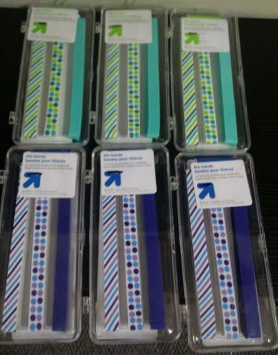 6 Packs of 3 Assorted File Bands, For Securing Binders and Notebooks [G25]