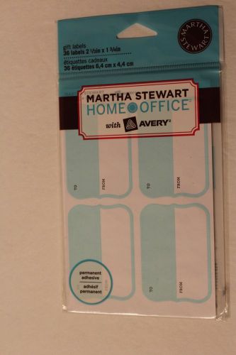 Martha Stewart Home Office with Avery Gift Labels- 36 Labels