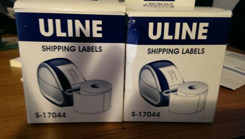 2 rolls ULINE BRAND - Dymo compatible 4&#034;x6&#034; 4x6 thermal  Labels LabelWriter 4XL