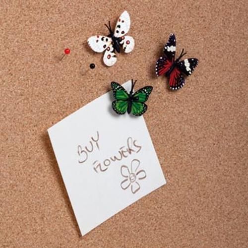 Pushpin Collection -  9 Colourful butterfly pushpins, keep notes on memo board
