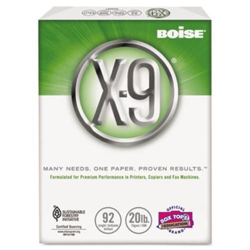 Cascades ox9001jr x-9 copy paper, 92 brightness, 20lb, 8-1/2 x11, white, 2500 for sale