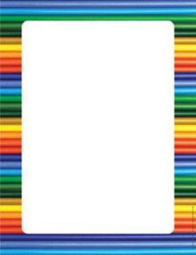 Eureka Colored Pencils Themed Computer Paper